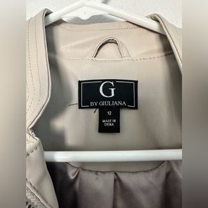 G by Giuliana Faux Leather jacket